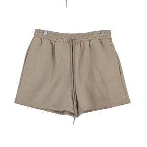 Caracilia Pull-on Drawstring Sweat Shorts - Tan - sz S - NWT
